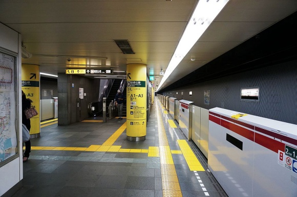 新宿駅ホーム＠大江戸線